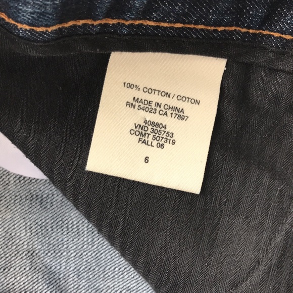 GAP Limited Edition Dark Blue Denim Skirt Size 6 - Picture 3 of 4